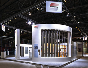 Large louvre blind system by Warema