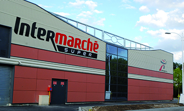 Frontansicht Intermarche