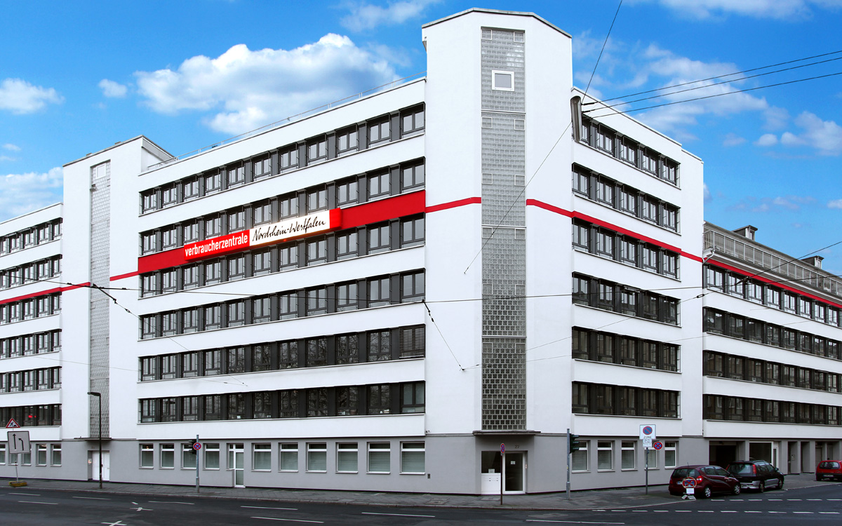 Gebäudebild der Verbraucherzentrale Nordrhein-Westfalen