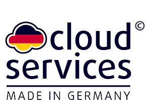 "Cloud Services made in Germany" Logo