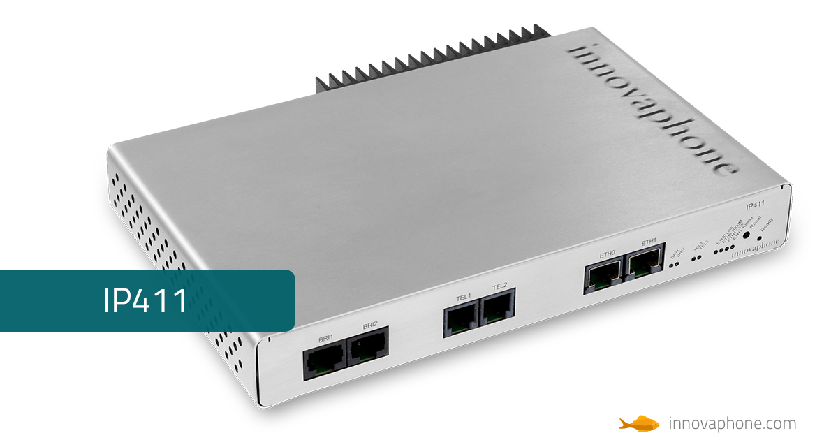 innovaphone Gateway IP411 social banner
