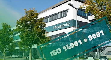 innovaphone Unternehmen ISO 14001 und 9001 