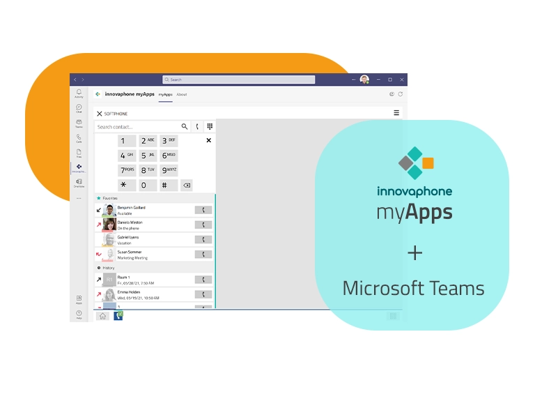 Screenshots von Features der Working App