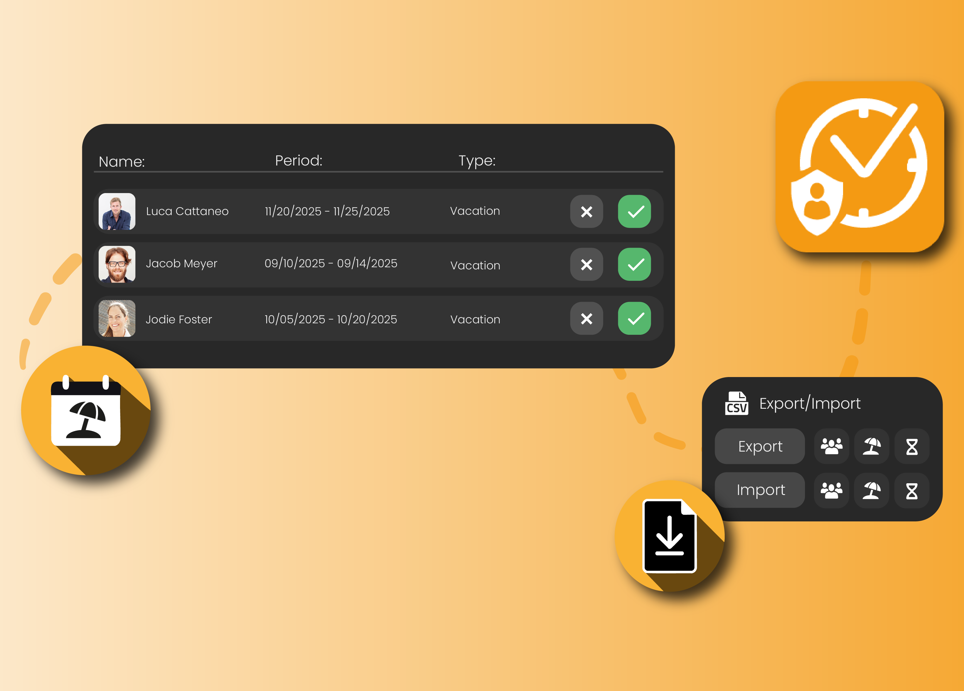 innovaphone Working App Urlaubsplaner