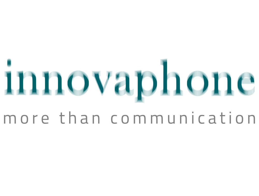 logo of innovaphone as wordmark and the company claim