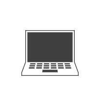 Notebook, visio shape, grigio